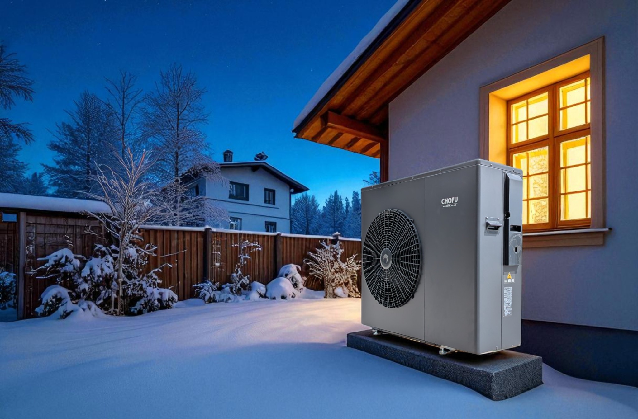 Punere în funcțiune pe ger: Punerea în funcțiune, la −12 °C