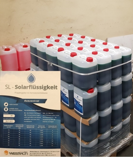Antigel concentrat Westech 20 L pentru pompe de căldură