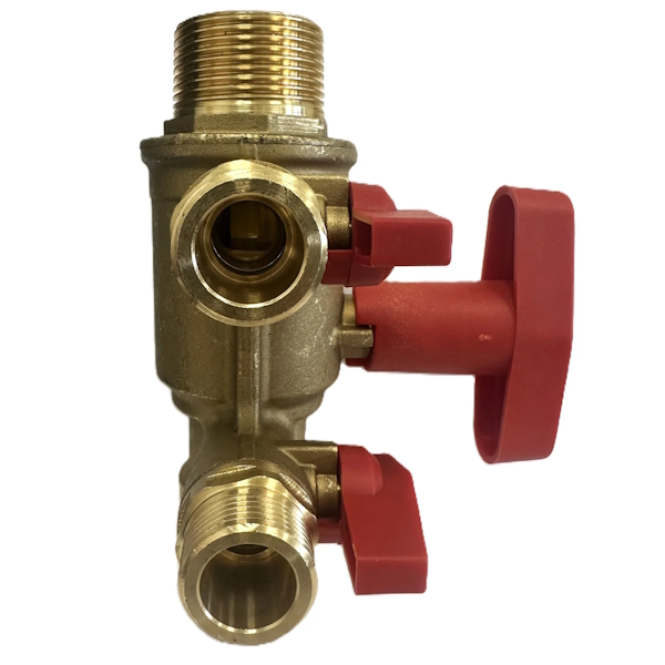 Robinet triplu 1¼″ pentru umplere, aerisire și golire