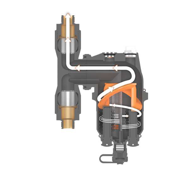 Filtru magnetic IVAR 1¼″ pentru pompă de căldură