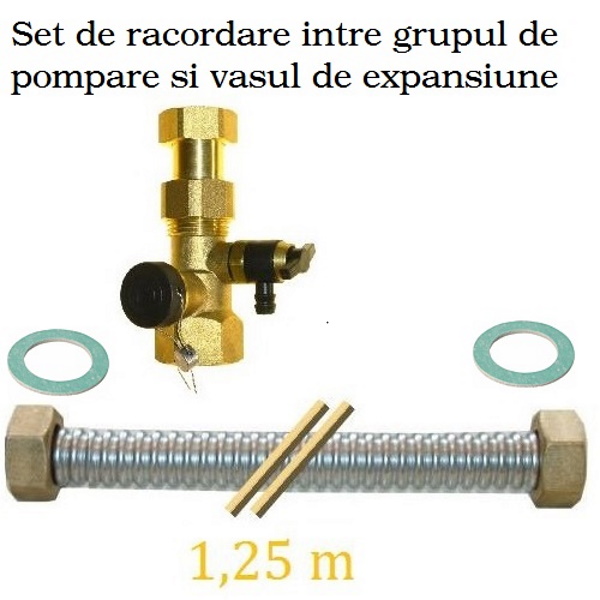 Set racord vas de expansiune 3/4″